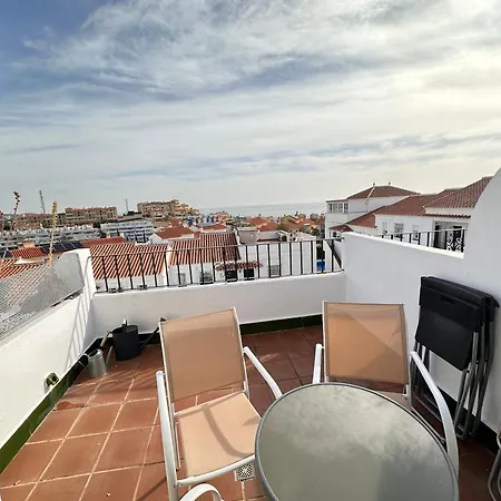 شقة Nuestro Atico Con Vistas Al Mar Terraza, Piscina Y Parking *